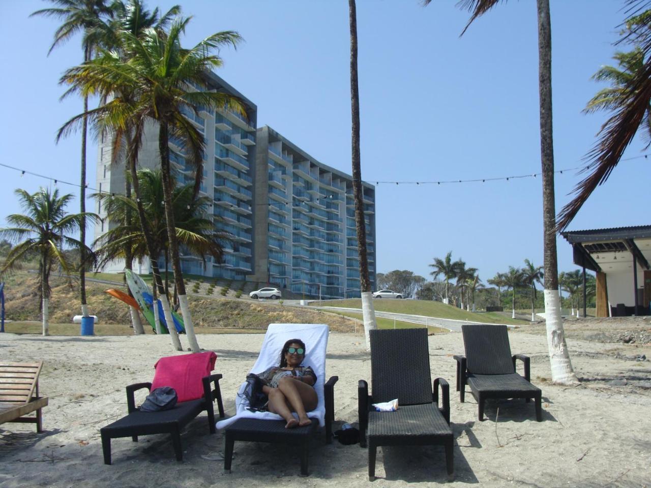 Apartamento En Balabeach Maria Chiquita In Front Of The Beach 2Hab Colón Exterior foto